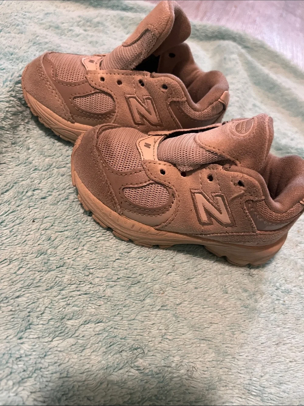 Kids tan Athletic Sneakers - New Balance